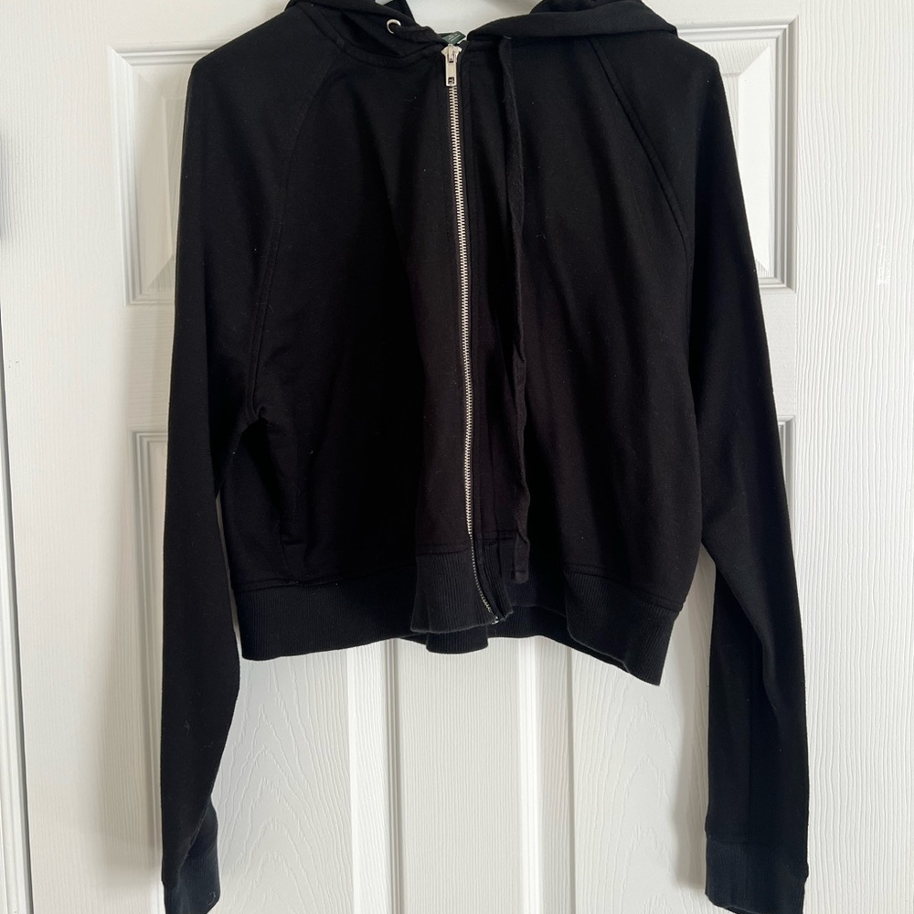 Cropped Zip Up